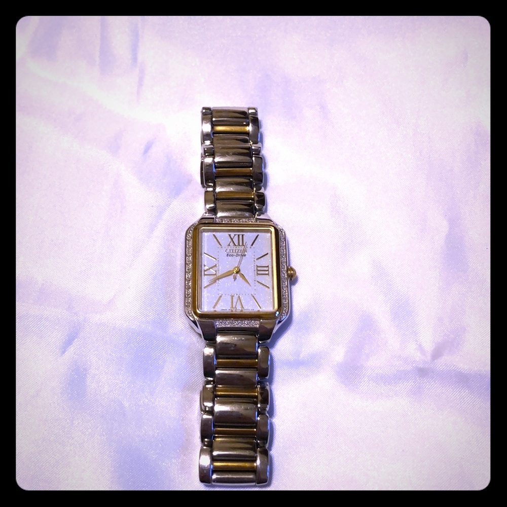 Citizen crystal silhouette watch